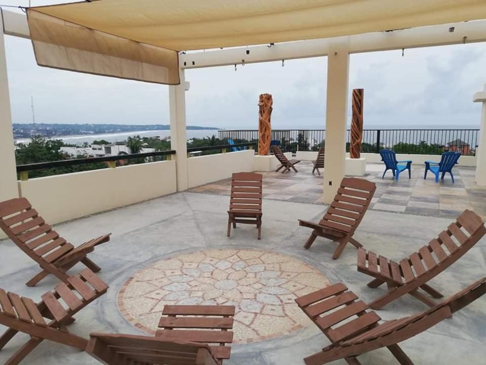 Casa Puerto Bonito & Private Coworking Hotel Puerto Escondido  Buitenkant foto